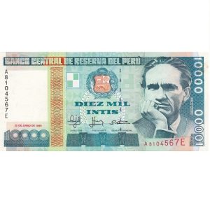 10000 INTIS - CÉSAR VALLEJO (UNC)
