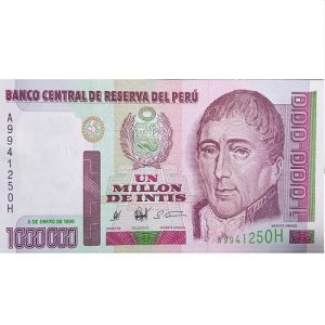 1000000 INTIS - HIPÓLITO UNANUE (UNC)