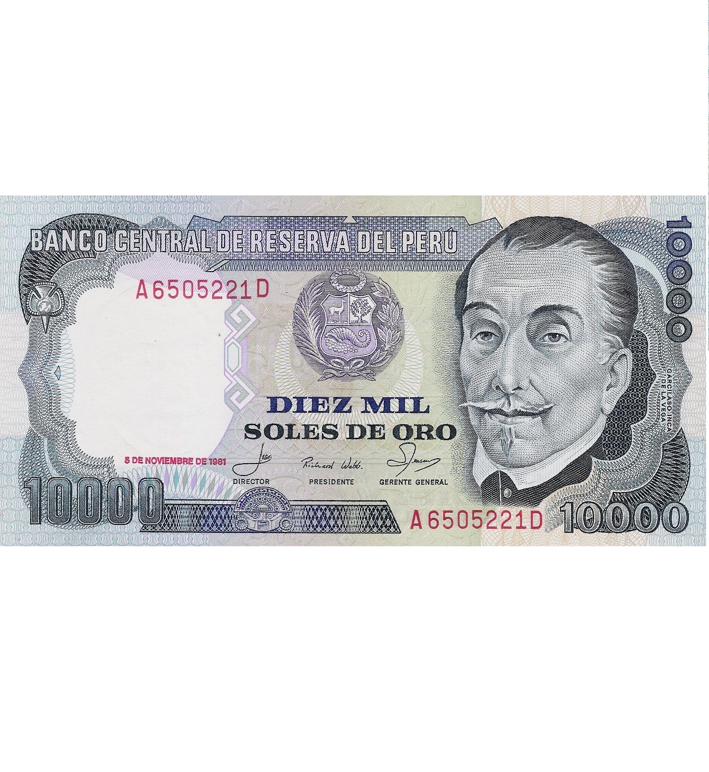 COLECCIONADOR DE BILLETES SOLES DE ORO 1976-1985 CON BILLETES CIRC - Imagen 8