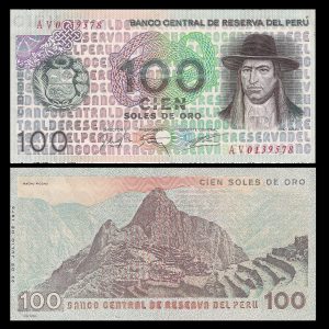 CIEN SOLES DE ORO - TÚPAC AMARU II (CIRC)