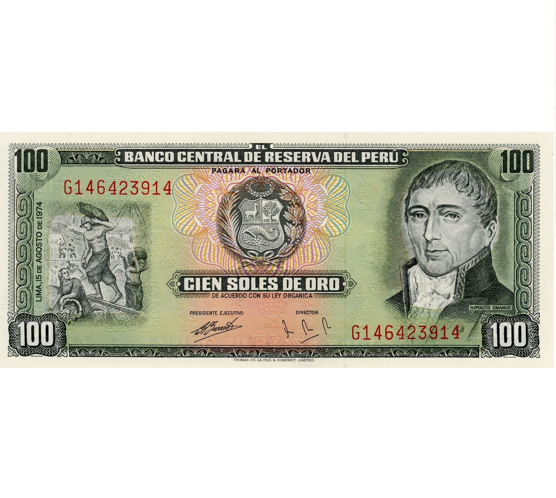 CIEN SOLES DE ORO - HIPÓLITO UNANUE (CIRC)