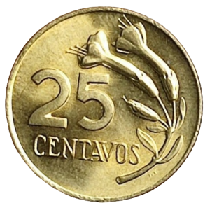 VEINTICINCO CENTAVOS - FLOR DE CANTUTA (CIRC)