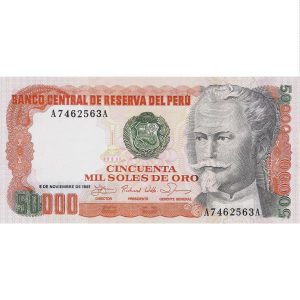 CINCUENTA MIL SOLES DE ORO - NICOLÁS DE PIÉROLA (CIRC)