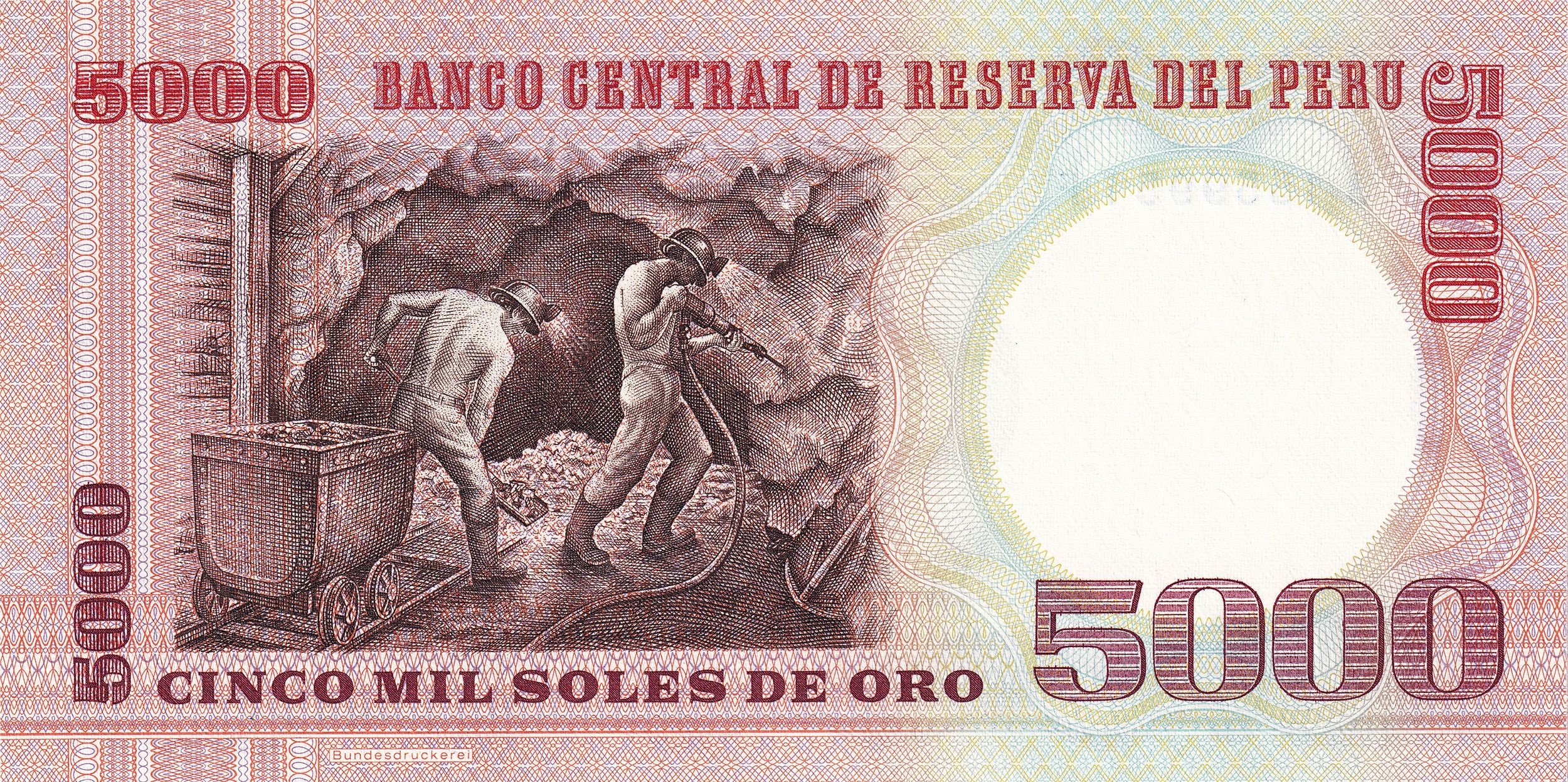CINCO MIL SOLES DE ORO - FRANCISCO BOLOGNESI (CIRC) - Imagen 3