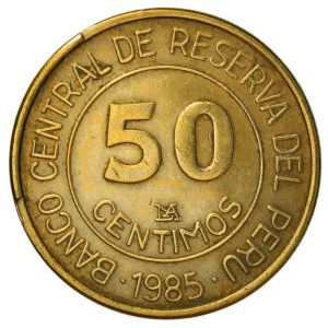 CINCUENTA CÉNTIMOS DE INTI (UNC)