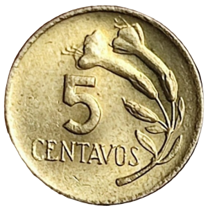 CINCO CENTAVOS – FLOR DE CANTUTA (CIRC)