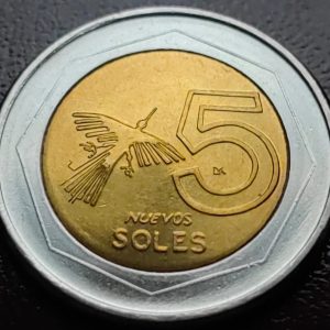 CINCO NUEVOS SOLES – “AVE FRAGATA” LÍNEAS DE NAZCA (UNC)