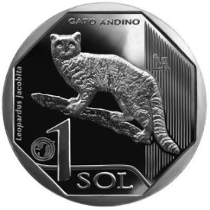 UN SOL - GATO ANDINO (UNC)