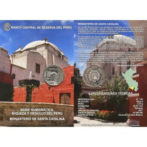 UN NUEVO SOL - MONASTERIO DE SANTA CATALINA -BLISTER (UNC)