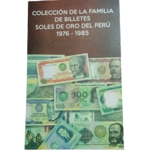COLECCIONADOR DE BILLETES SOLES DE ORO 1976-1985 CON BILLETES CIRC