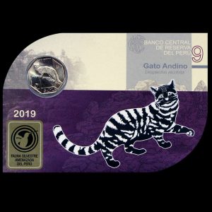 UN SOL - GATO ANDINO - BLISTER (UNC)