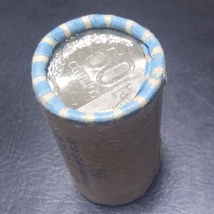 CARTUCHO x 20 MONEDAS DE CINCUENTA CÉNTIMOS - HOJAS DE LAUREL Y ROBLE (UNC)