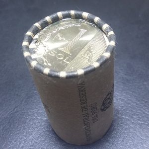 CARTUCHO x 20 MONEDAS DE UN SOL - MARCA PERÚ (UNC)
