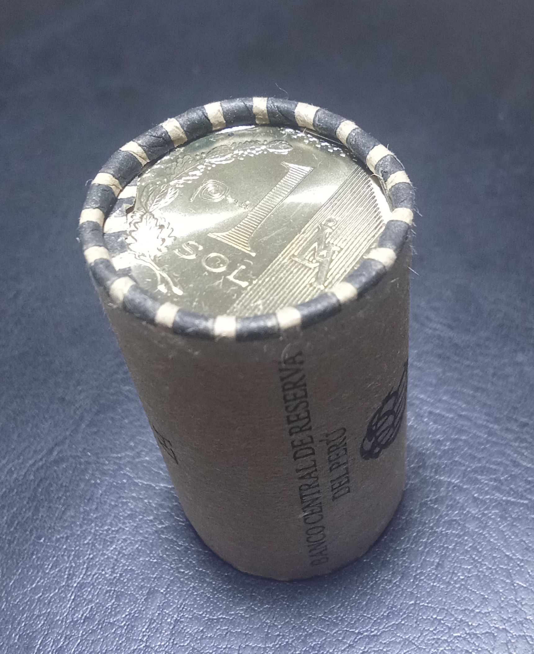 CARTUCHO x 20 MONEDAS DE UN SOL - MARCA PERÚ (UNC)