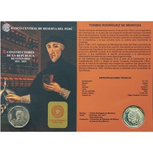 UN SOL - TORIBIO RODRÍGUEZ DE MENDOZA - BLISTER (UNC)