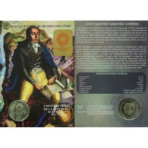 UN SOL - JOSÉ FAUSTINO SÁNCHEZ CARRIÓN - BLISTER (UNC)