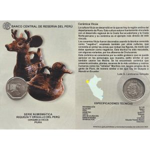 UN NUEVO SOL - CERÁMICA VICÚS - BLISTER (UNC)