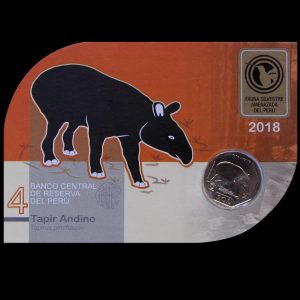 UN SOL - TAPIR ANDINO - BLISTER (UNC)