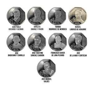 SERIE NUMISMÁTICA CONSTRUCTORES DE LA REPÚBLICA - BICENTENARIO 2020 - 2023 (UNC)