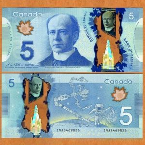 CANADA - 5 DOLARES CANADIENSES SIR WILFRID LAURIER 2013 (UNC)