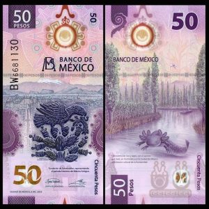 MEXICO - 50 PESOS MEXICANOS - FUNDACIÓN DE TENOCHTITLAN 2023 (UNC)