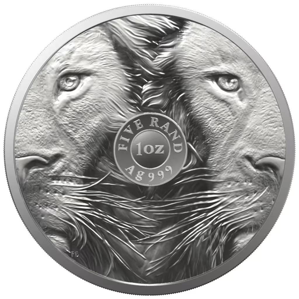SUDÁFRICA - BIG FIVE II LEÓN 5 RAND (UNC) - Imagen 3