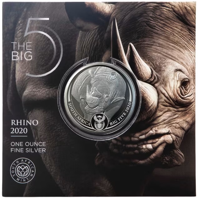 SUDÁFRICA - BIG FIVE I RHINO 5 RAND (UNC)