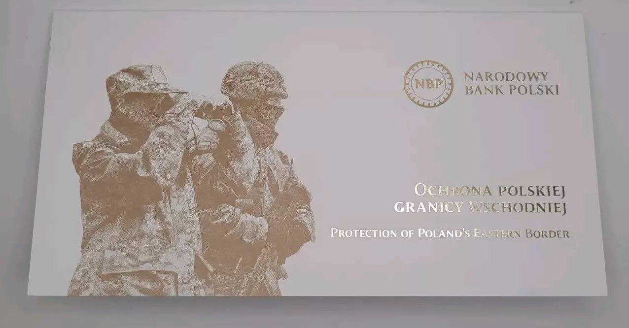 POLONIA - 20 ZLOTYCH PROTECCIÓN DE LA FRONTERA ORIENTAL DE POLONIA 2022 (UNC) - Imagen 2