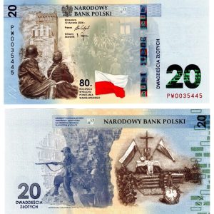 POLONIA - 20 ZLOTYCH SEGUNDA GUERRA MUNDIAL LEVANTAMIENTO DE VARSOVIA 2024 (UNC)
