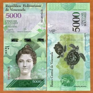 VENEZUELA - 5000 BOLÍVARES 2017 (UNC)