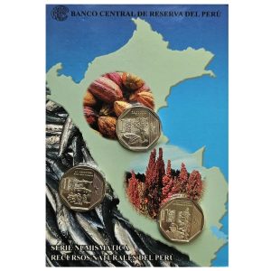SERIE NUMISMÁTICA RECURSOS NATURALES DEL PERÚ BLISTER 2013 (UNC)
