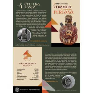 UN SOL - CERÁMICA PRECOLOMBINA CULTURA NASCA – BLISTER (UNC)