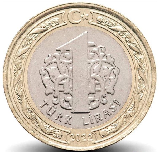 COIN TURQUÍA 1 LIRA CENTENARIO DE LA GRAN OFENSIVA 2022 UNC - Imagen 2